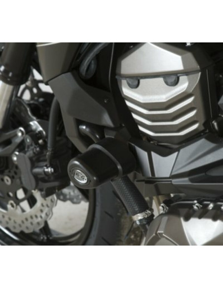 Tampons de protection R&G RACING Aero noir Kawasaki Z800