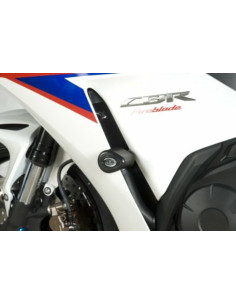 Tampons de protection R&G RACING Aero blanc (sans perçage) Honda CBR1000RR 2