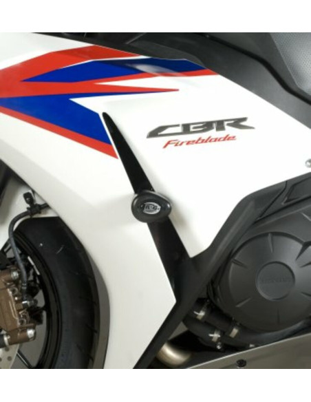 Tampons de protection R&G RACING Aero blanc (sans perçage) Honda CBR1000RR