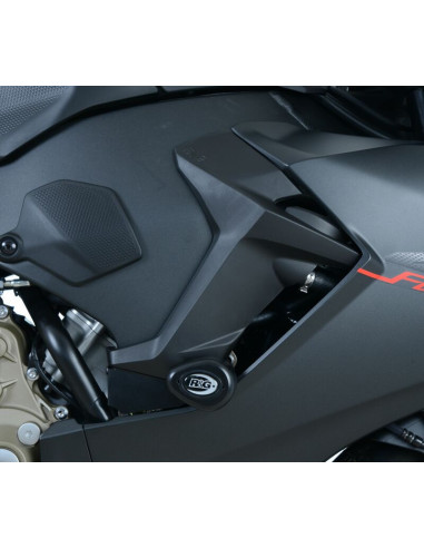 Tampons de protection R&G RACING Aero noir sans percage Honda CBR1000RR