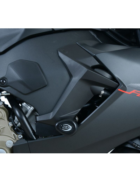 Tampons de protection R&G RACING Aero noir sans percage Honda CBR1000RR