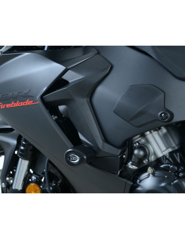 Tampons de protection R&G RACING Aero noir sans percage Honda CBR1000RR