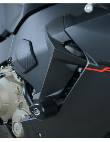 Tampons de protection R&G RACING Aero noir sans percage Honda CBR1000RR