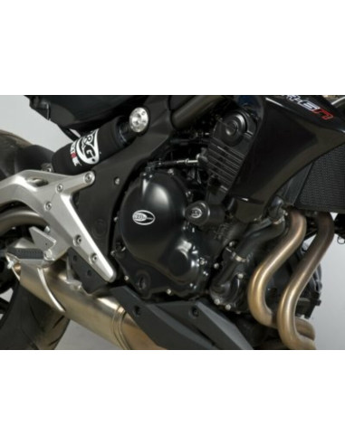 Tampons de protection R&G RACING Aero noir Kawasaki ER-6 N