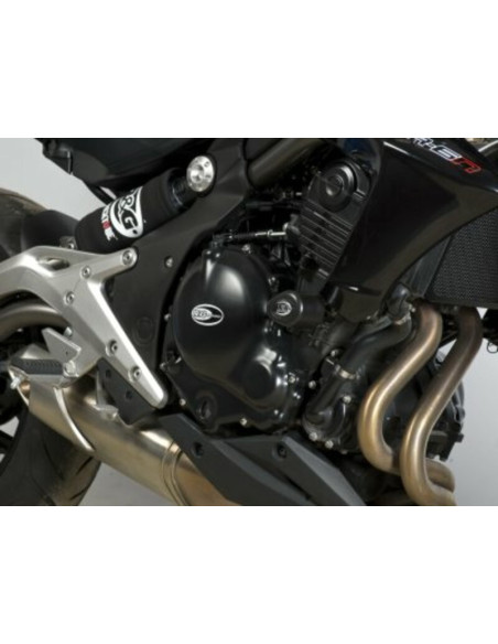 Tampons de protection R&G RACING Aero noir Kawasaki ER-6 N