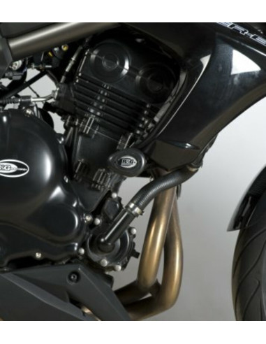 Tampons de protection R&G RACING Aero noir Kawasaki ER-6 N