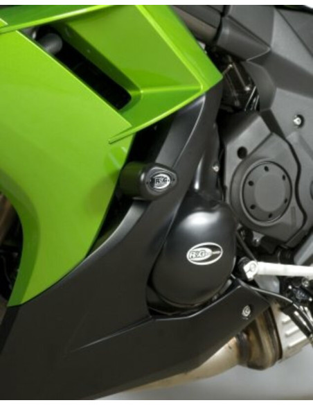 Tampons de protection R&G RACING Aero noir Kawasaki ER6-F