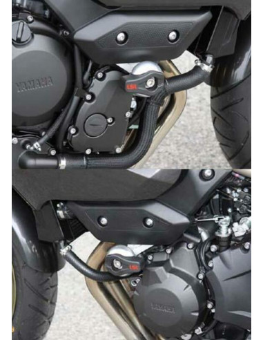 KIT FIXATION CRASH PAD POUR YAMAHA XJ6 N, S 2009