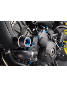 Tampons de protection LIGHTECH noir Yamaha MT-09 2