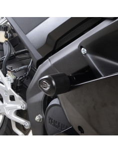 Tampons de protection R&G RACING Aero noir Yamaha YZF-R125 2