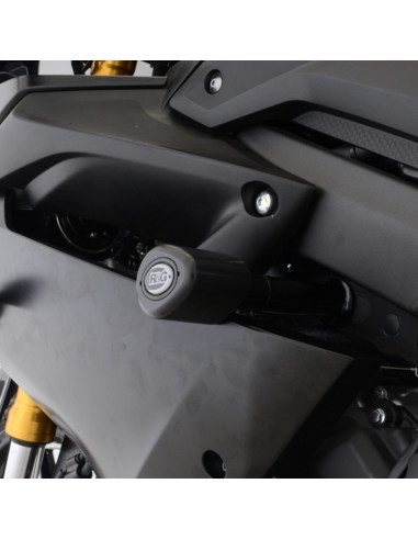 Tampons de protection R&G RACING Aero noir Yamaha YZF-R125