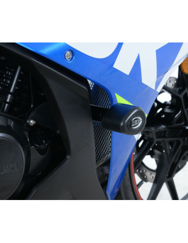 Tampons de protection R&G RACING Aero blanc (sans perçage) Suzuki GSX-R250