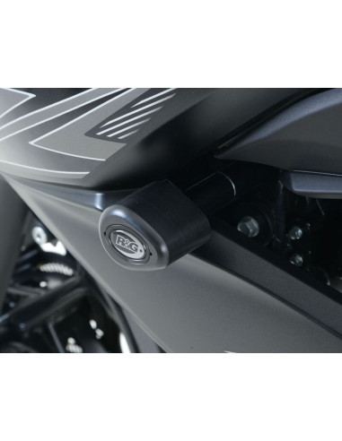 Tampons de protection R&G RACING Aero blanc Kawasaki Z250/300