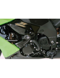 Tampons de protection R&G RACING Aero noir Kawasaki ZX10R
