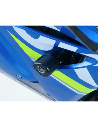 Tampons de protection R&G RACING Aero noir Suzuki GSX-R1000