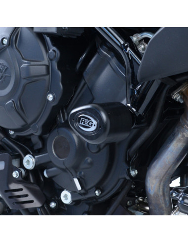 Tampons de protection R&G RACING Aero noir MV Agusta