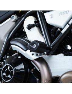 Tampons de protection R&G RACING Aero noir Ducati Scrambler 2