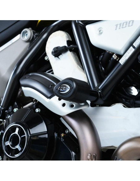Tampons de protection R&G RACING Aero noir Ducati Scrambler