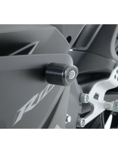 Tampons de protection R&G RACING Aero noir Yamaha YZF-R125