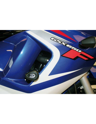 Tampons de protection R&G RACING Aero noir Suzuki GSX650F