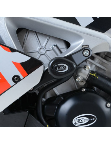 Tampons de protection R&G RACING Aero blanc Aprilia RSV-4 R