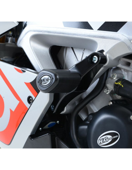 Tampons de protection R&G RACING Aero blanc Aprilia RSV-4 R