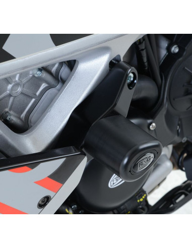 Tampons de protection R&G RACING Aero blanc Aprilia RSV-4 R