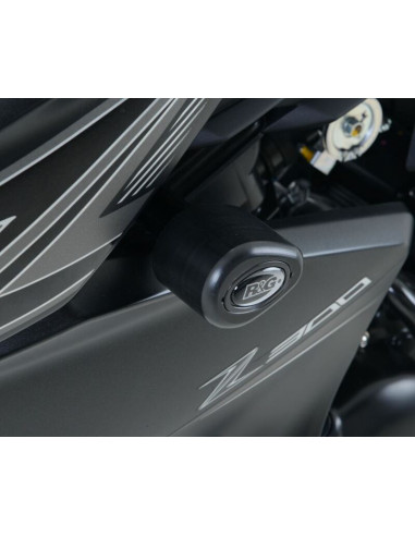 Tampons de protection R&G RACING Aero noir Kawasaki Z300