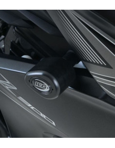 Tampons de protection R&G RACING Aero noir Kawasaki Z300 2