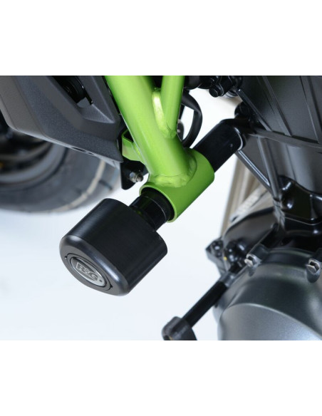 Tampons de protection R&G RACING Aero noir Kawasaki Z650