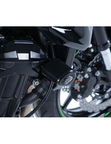 Tampons de protection R&G RACING Aero blanc Kawasaki Z900