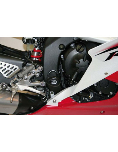 Tampons de protection inférieurs R&G RACING Aero noir Yamaha YZF-R6