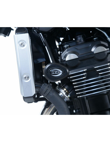 Tampons de protection R&G RACING Aero noir Kawasaki Z900RS