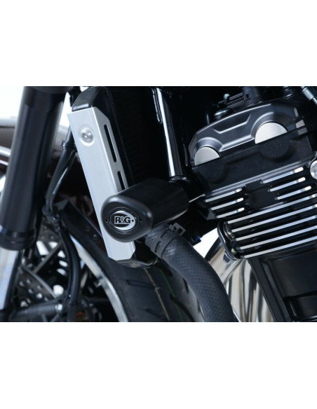 Tampons de protection R&G RACING Aero noir Kawasaki Z900RS