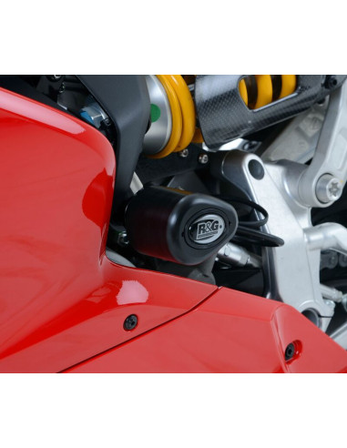 Tampons de protection R&G RACING Aero noir Ducati