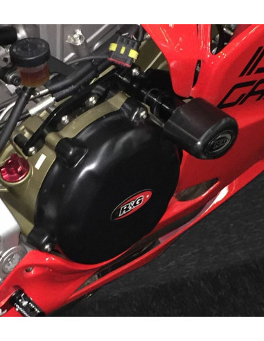 Tampons de protection R&G RACING Aero noir Ducati