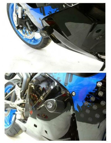 Tampons de protection R&G RACING Aero noir Honda CBR600RR