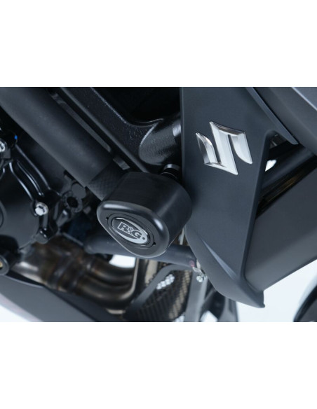 Tampons de protection R&G RACING Aero noir Suzuki GSX-S750