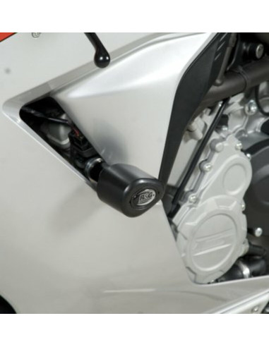 Tampons de protection R&G RACING Aero noir MV Agusta