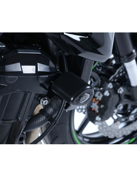 Tampons de protection R&G RACING Aero noir Kawasaki Z900