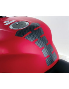 Protection de Réservoir Moto Universel DIABLESS Noir - Rouge