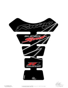 Protection de réservoir MOTOGRAFIX 1pc noir Honda