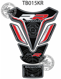 Protection de réservoir MOTOGRAFIX 5pcs noir/rouge/blanc Motorrad Motorsports RR BMW S1000RR