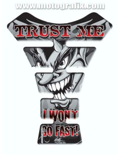 Protection de réservoir MOTOGRAFIX Street Style 1pc Devil noir