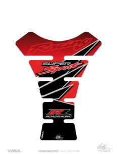 Protection de réservoir MOTOGRAFIX 1pc rouge Honda