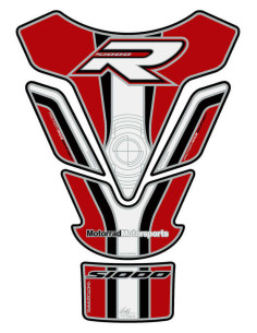 Protection de réservoir MOTOGRAFIX 4pcs blanc/rouge BMW S1000R