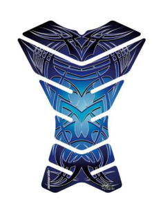 Protection de réservoir MOTOGRAFIX 3pcs Tribal bleu