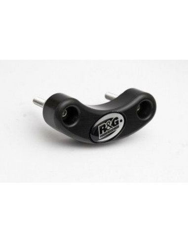 Slider moteur droit R&G RACING noir Triumph Dayton/Street Triple 675