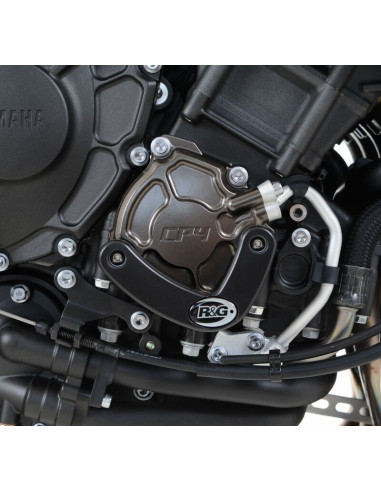 Slider moteur droit R&G RACING noir Yamaha YZF-R1