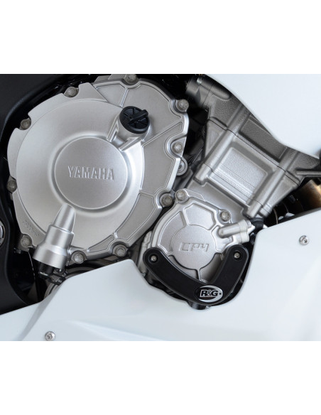Slider moteur droit R&G RACING noir Yamaha YZF-R1
